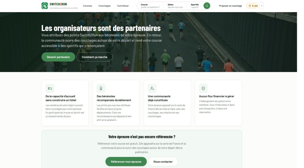 Switch2Run : l’entraide entre sportifs